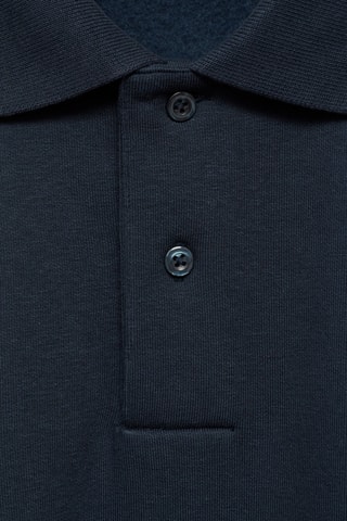 Sweat-shirt polo message - Bleu marine