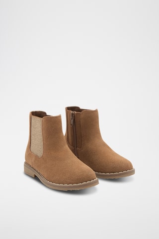 Bottines plates - Marron