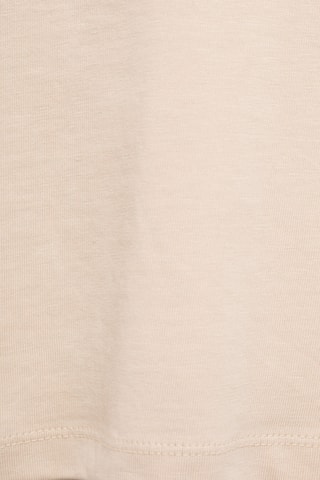 T-shirt coton détail brodé - Sable