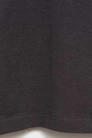 T-shirt détail imprimé - Anthracite