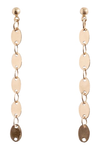 Boucles d'oreilles pendantes - Doré
