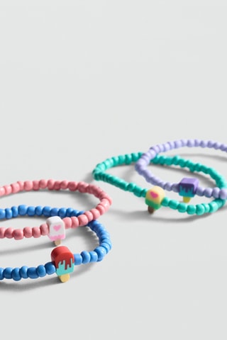 Lot 4 bracelets - Rose