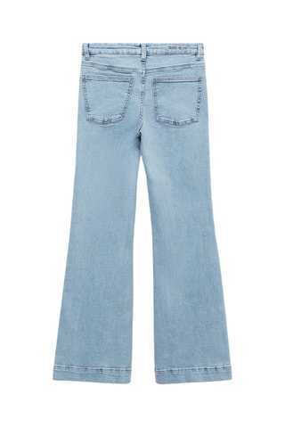 Jean flare poches - Bleu