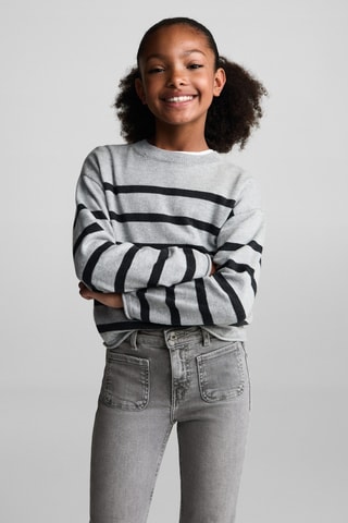 Jean flare poches - Gris