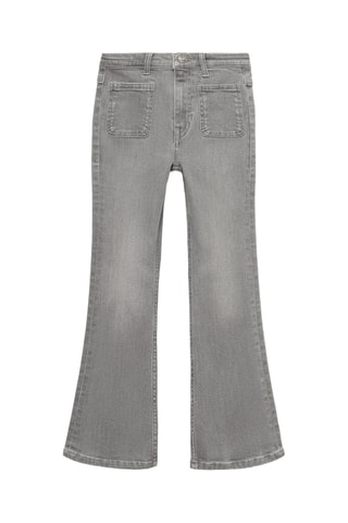 Jean flare poches - Gris