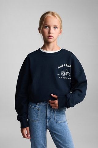 Jean flare poches - Bleu