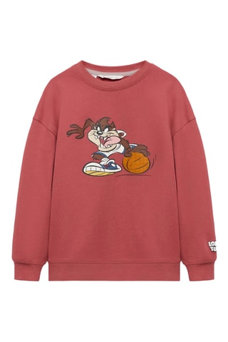 Sweat-shirt Looney Tunes - Rouge