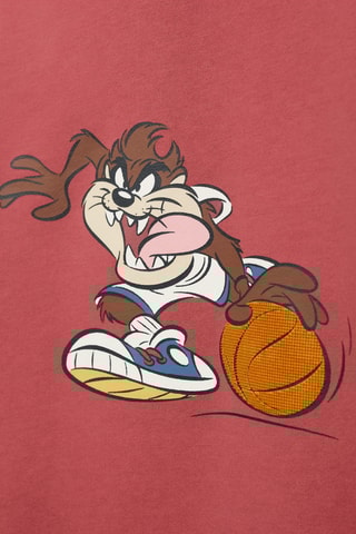 Sweat-shirt Looney Tunes - Rouge