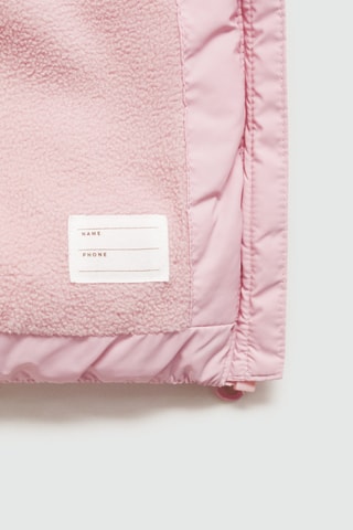 Gilet matelassé polaire - Rose pastel
