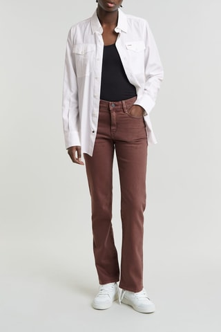 Camisa slim Slim Pocket - Branco