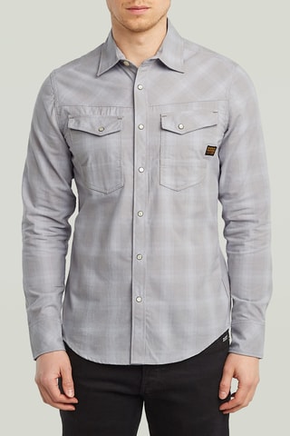 Camisa slim Dakota Slim - Cinzento