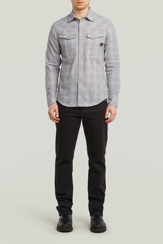 Camisa slim Dakota Slim - Cinzento