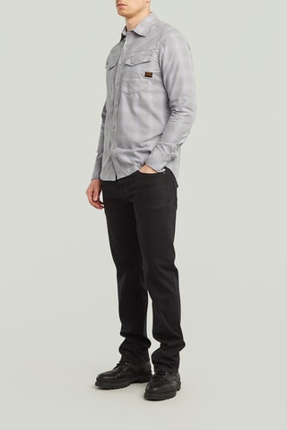 Camisa slim Dakota Slim - Cinzento