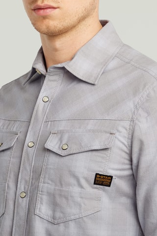 Camisa slim Dakota Slim - Cinzento