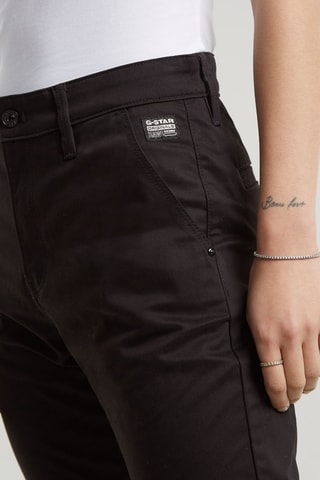Calças Chino slim - Preto