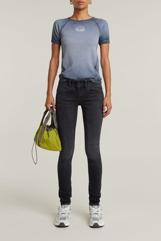 T-shirt slim Ringer Army - Azul