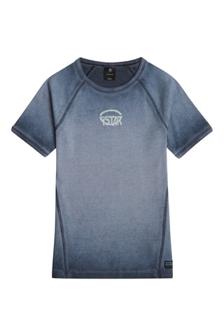 T-shirt slim Ringer Army - Azul