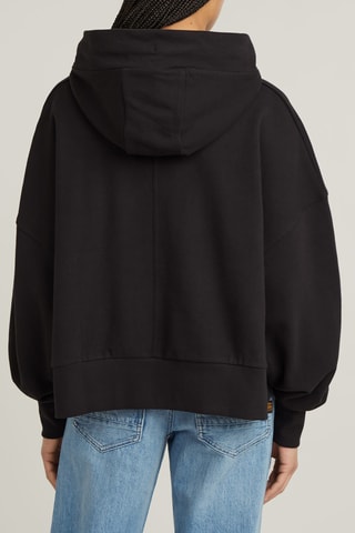 Sweat oversize em algodão biológico G-Script - Preto