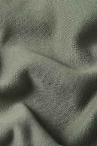 Camisola regular em algodão biológico Center Chest - Cinzento