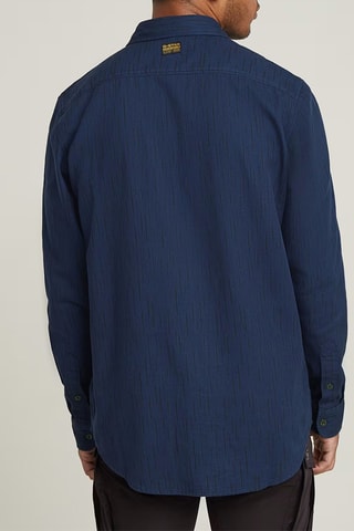 Camisa slim Marine - Azul-marinho