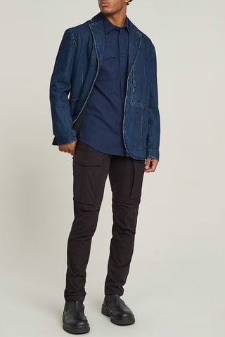 Camisa slim Marine - Azul-marinho