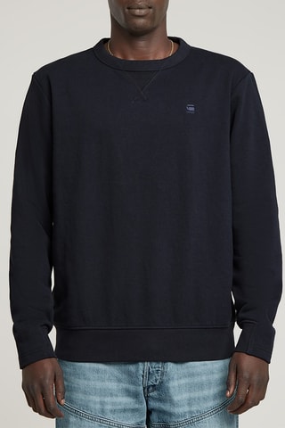 Sweat regular em algodão biológico Nifous - Azul-escuro