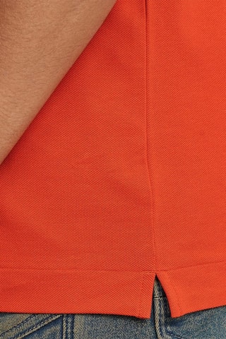 Polo slim em algodão biológico Dunda - Vermelho