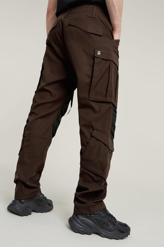 Calças tapered loose Rovic Zip 3D Loose - Castanho