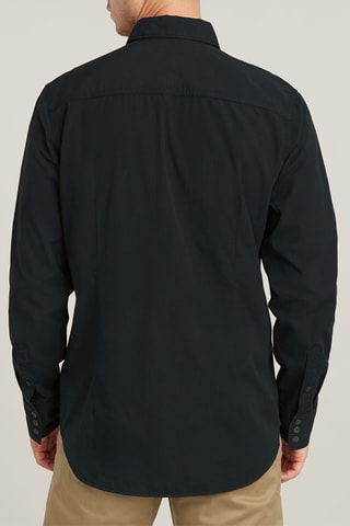 Camisa slim Dakota - Azul-escuro