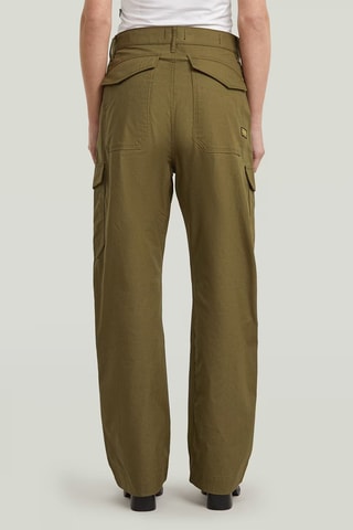 Calças tapered Regular Cargo - Verde