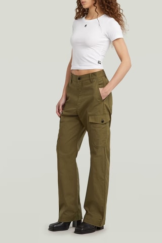 Calças tapered Regular Cargo - Verde