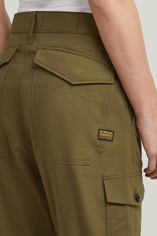 Calças tapered Regular Cargo - Verde