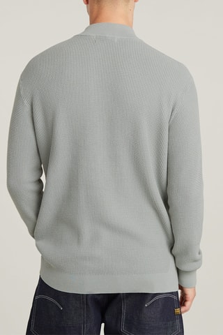 Camisola regular em algodão biológico Serrated Skipper - Cinzento