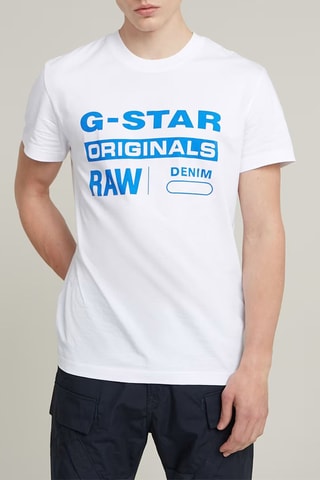 T-shirt regular em algodão biológico Originals - Branco
