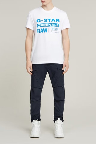 T-shirt regular em algodão biológico Originals - Branco