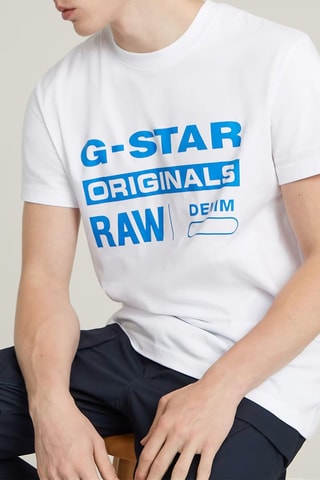 T-shirt regular em algodão biológico Originals - Branco