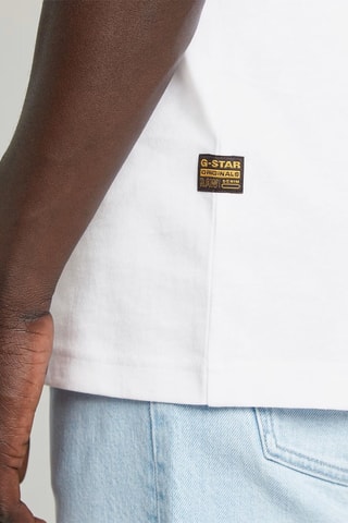 T-shirt regular em algodão biológico Gauge - Branco
