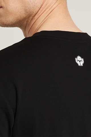 T-shirt regular em algodão biológico Small Symbols - Preto
