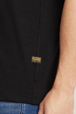 T-shirt regular em algodão biológico Small Symbols - Preto