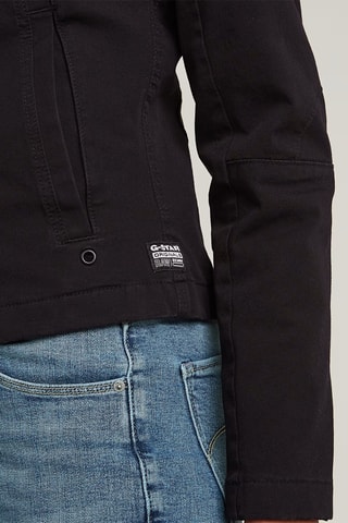 Casaco superslim em algodão biológico Biker - Preto