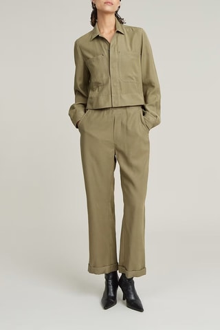 Camisa e calças regular Modular Army - Verde