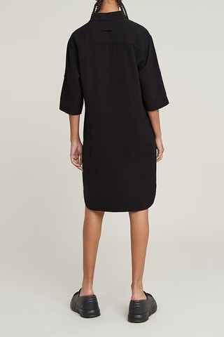 Vestido direito oversize loose - Preto