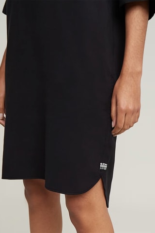 Vestido direito oversize loose - Preto