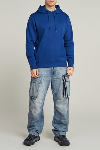 Sweat regular em algodão biológico Premium Core - Azul
