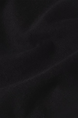 T-shirt regular em algodão biológico Open V relaxed - Preto
