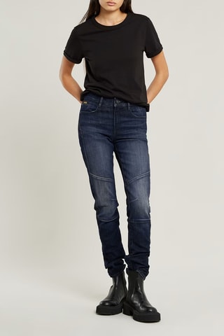 T-shirt regular em algodão biológico Embro g-script - Preto