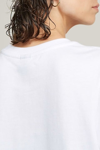 T-shirt regular em algodão biológico Pocket - Branco