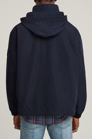 Casaco regular com capuz LW Expedition Sporty - Azul-escuro