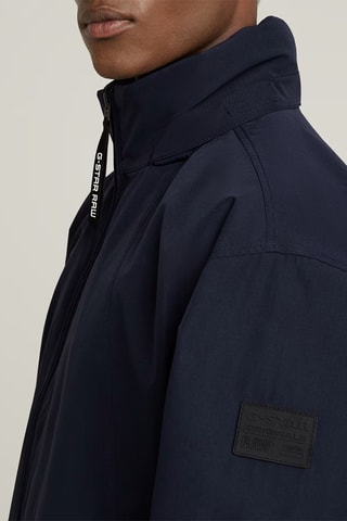Casaco regular com capuz LW Expedition Sporty - Azul-escuro