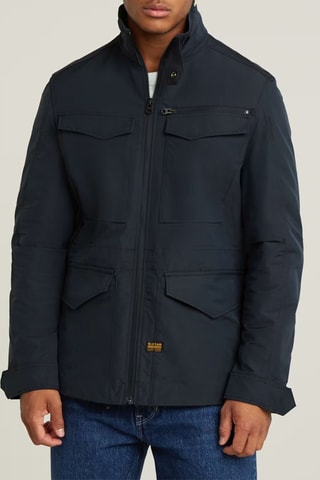 Casaco regular slim Rovic - Azul-escuro